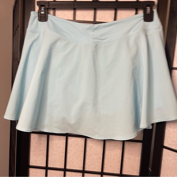Nike Court Dri Fit Baby Blue Women's Skirt Built in Shorts L - Picture 4 of 6